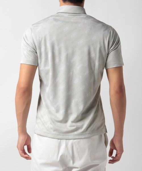 Munsingwear(マンシングウェア)/ECOSUNSCREENメッセージロゴジャカード半袖ポロシャツ【アウトレット】/img02