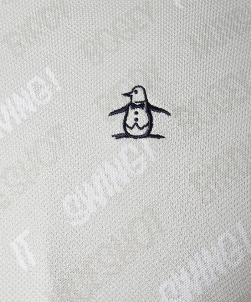 Munsingwear(マンシングウェア)/ECOSUNSCREENメッセージロゴジャカード半袖ポロシャツ【アウトレット】/img04