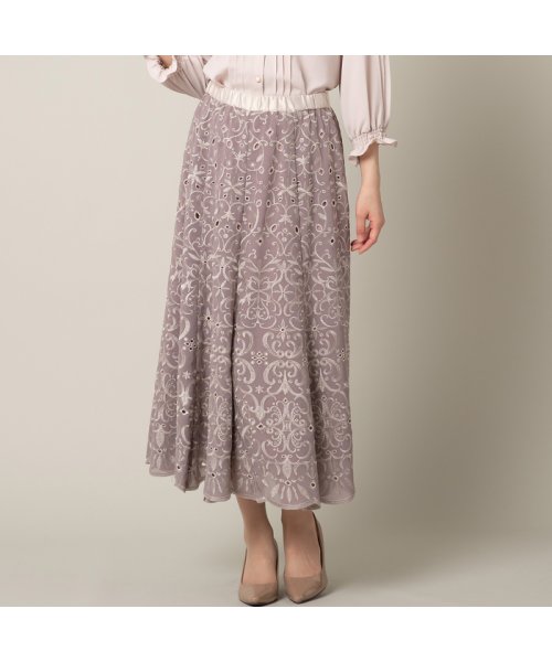Rose Tiara(L SIZE)(ローズティアラ)/カットワーク刺繍フレアスカート/img11