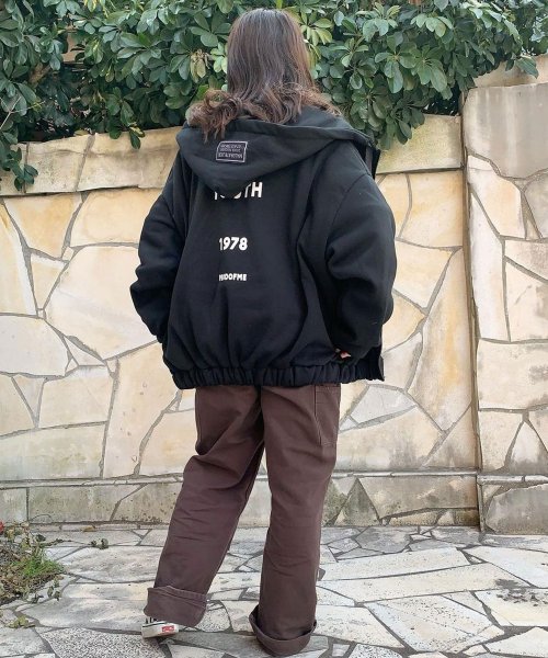 セール パーカー レディース 大きめ オーバーサイズ 即納 裏起毛 冬 韓国風 おしゃれ 冬 ロング ロゴ ビッグシルエット ビッグパーカー 大きいサイズ あたたかい ショップにこにこ Shopnikoniko Magaseek