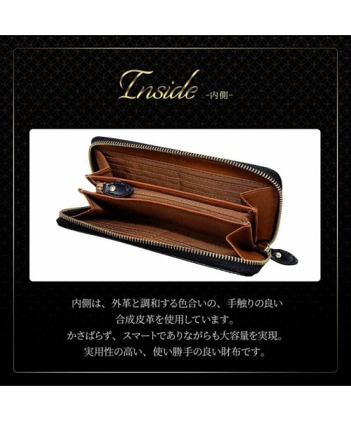 RINRE(リンレ)/【RINRE/リンレ】長財布 財布 レザー メンズ 財布 牛革 ジャパンガラスレザー 革育 ブランド カード コイン 名刺 男性用 フリーポケット アンティーク/img04