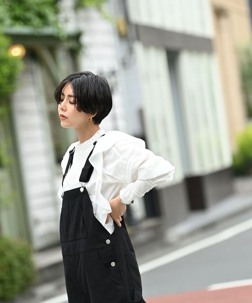 marjour(マージュール)/PINTUCK RUFFLE SLEEVE BLOUSE/img05