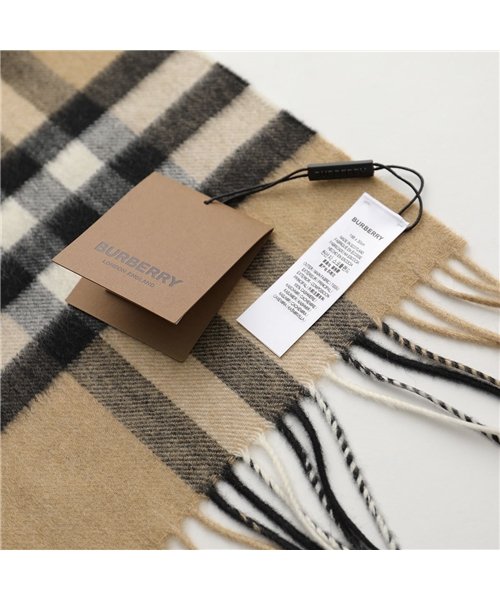 BURBERRY(バーバリー)/【BURBERRY(バーバリー)】GIANT CHECK CASHMERE SCARF GIANT ICON  カシミヤ マフラー フリンジ ストール バーバリ/img05