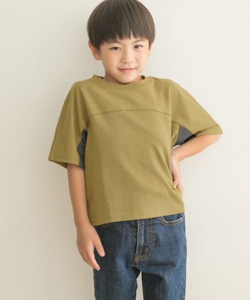 URBAN RESEARCH DOORS（Kids）(アーバンリサーチドアーズ（キッズ）)/メッシュスウィッチングドルマンTシャツ(KIDS)/img19