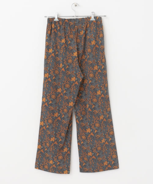 フラワープリントイージーパンツ