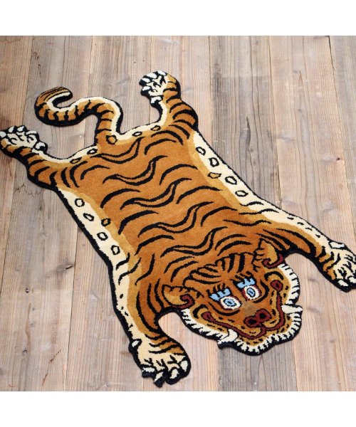 DETAIL(ディテール)/DETAIL ディテール ラグ ラグマット カーペット 絨毯 トラ 厚手 220×130cm チべタン タイガーラグ TIBETAN TIGER RUG XL /img08