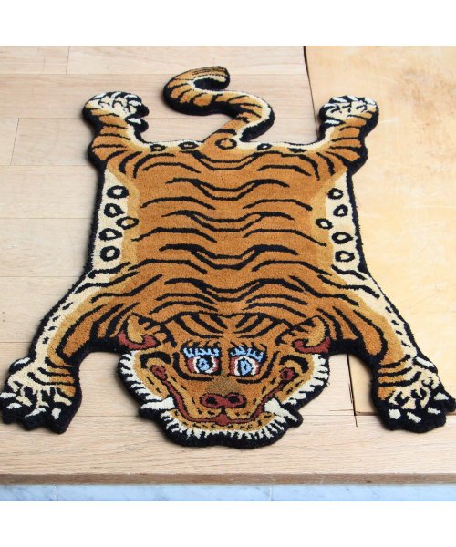 DETAIL(ディテール)/DETAIL ディテール ラグ ラグマット カーペット 絨毯 トラ 厚手 220×130cm チべタン タイガーラグ TIBETAN TIGER RUG XL /img09