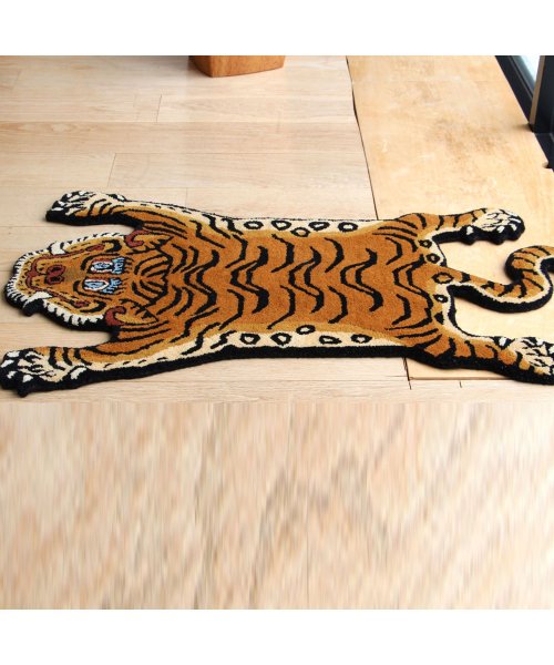 DETAIL(ディテール)/DETAIL ディテール ラグ ラグマット カーペット 絨毯 トラ 厚手 220×130cm チべタン タイガーラグ TIBETAN TIGER RUG XL /img10