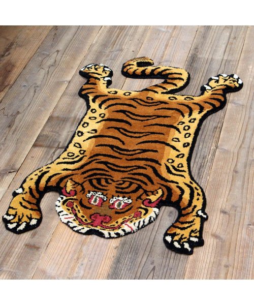 DETAIL(ディテール)/DETAIL ディテール ラグ ラグマット カーペット 絨毯 トラ 厚手 220×130cm チべタン タイガーラグ TIBETAN TIGER RUG XL /img12