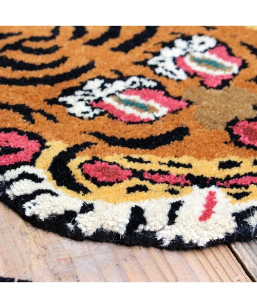 DETAIL(ディテール)/DETAIL ディテール ラグ ラグマット カーペット 絨毯 トラ 厚手 220×130cm チべタン タイガーラグ TIBETAN TIGER RUG XL /img14