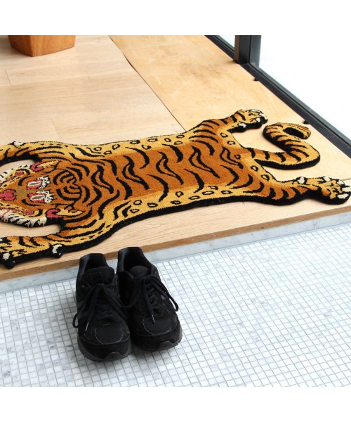 DETAIL(ディテール)/DETAIL ディテール ラグ ラグマット カーペット 絨毯 トラ 厚手 220×130cm チべタン タイガーラグ TIBETAN TIGER RUG XL /img17