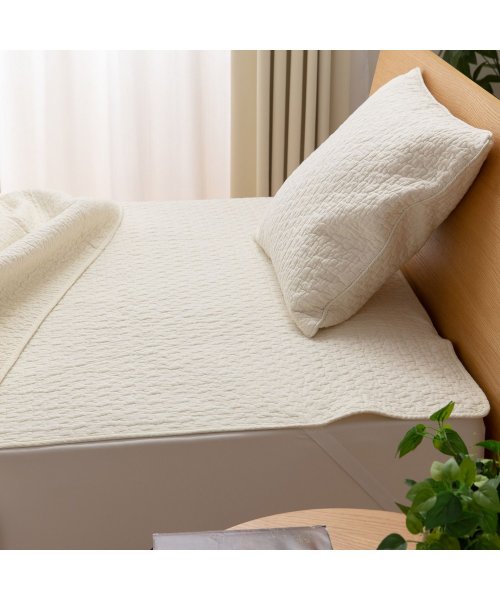 mofua(モフア)/mofua モフア 敷きパッド ベッドパッド ベッドシーツ ダブル 140×200cm 綿100% 丸洗い CLOUD柄 BED PAD 3624/img18