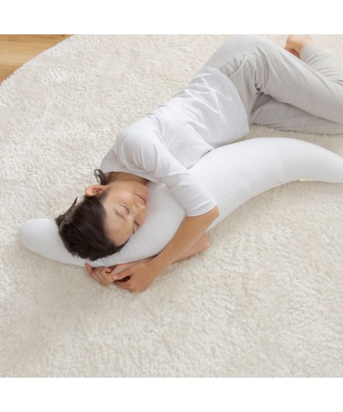 mofua(モフア)/mofua モフア 抱き枕 S字 ボディーピロー 30×120cm 洗える 横向き寝 CLOUD柄 BODY PILLOW 362800/img19