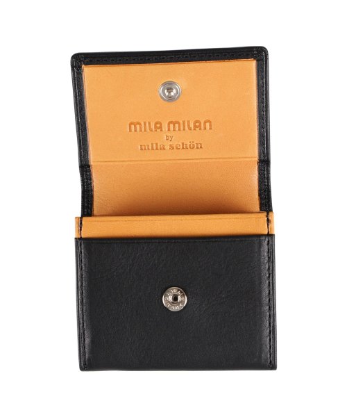 mila milan(ミラ　ミラン)/mila milan ミラ・ミラン 財布 小銭入れ コインケース ピスタ メンズ レディース 本革 PISTA ブラック グリーン イエロー 黒 254621/img05