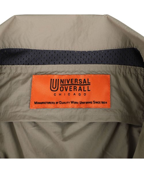 UNIVERSAL OVERALL(ユニバーサルオーバーオール)/ユニバーサルオーバーオール UNIVERSAL OVERALL シャツ 半袖 パッカブルシャツ メンズ PACKABLE SHIRT ブラック グレー ベージュ/img05