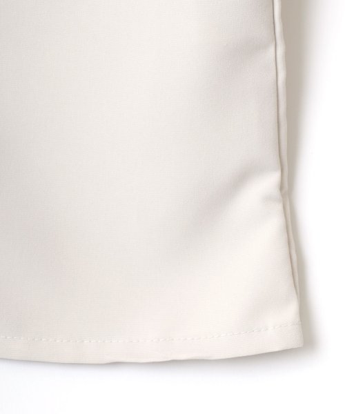 LAZAR(ラザル)/【Lazar】ビッグシルエット ワッペン 刺繍 バイカラー ストライプ ワークシャツ 半袖 メンズ シャツ/img10