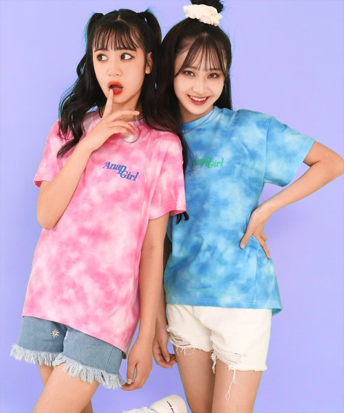 ANAP　GiRL(アナップガール)/タイダイ柄コクーンオーバーTシャツ/img12