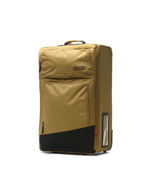 Coleman(Coleman)/【公認販売店】コールマン キャリーバッグ Coleman オールインワンホイール TRAVEL ホイールバッグ 85L レインカバー付き リュックボストン 2輪/img01