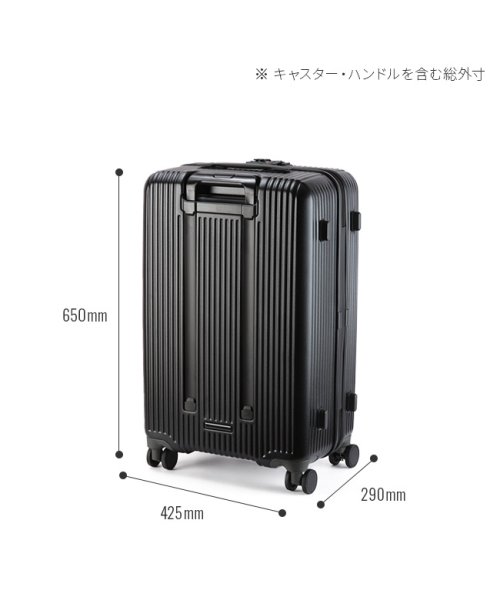innovator(イノベーター)/【2年保証】イノベーター スーツケース 62L Mサイズ 中型 軽量 静音 フロントオープン ストッパー付き フラジャイル innovator INV－60/img04