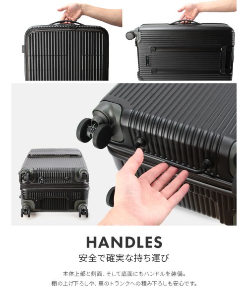 【2年保証】イノベーター スーツケース 62L Mサイズ 中型 軽量 静音 フロントオープン ストッパー付き フラジャイル innovator INV－60 /　　　　　 ｜約