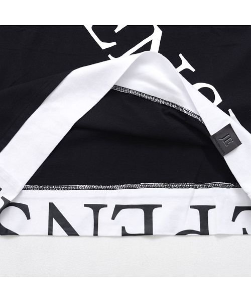CavariA(キャバリア)/CavariA ロゴプリント入りクルーネック半袖フェイクレイヤードビッグTシャツ メンズ 半袖 ブランド おしゃれ 大きいサイズ トップス クルーネック フェイ/img14