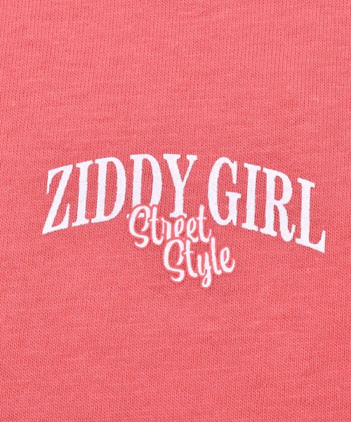 ZIDDY(ジディー)/【 ニコ☆プチ 8月号 掲載 】バック BIG ロゴ プリント ワイド Tシャツ/img07