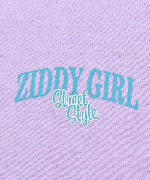 ZIDDY(ジディー)/【 ニコ☆プチ 8月号 掲載 】バック BIG ロゴ プリント ワイド Tシャツ/img14