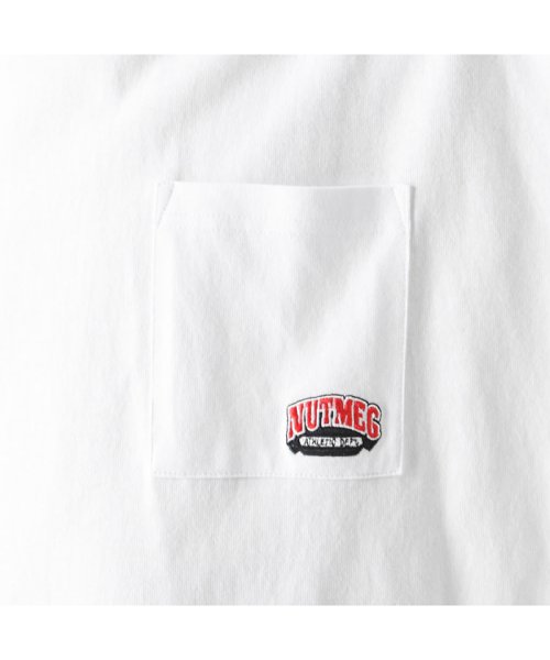 MAC HOUSE(men)(マックハウス（メンズ）)/Goodwear グッドウェア Goodwear × NUTMEG ロゴ刺繍ポケット付きビッグTシャツ 2W7－12210/img03