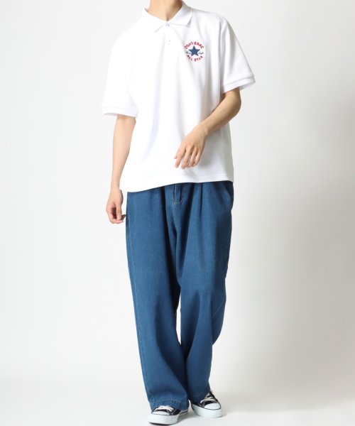 LAZAR(ラザル)/【Lazar】CONVERSE/コンバース カノコ ワンポイント ロゴ サガラ 刺繍 ポロシャツ メンズ カジュアル/img16