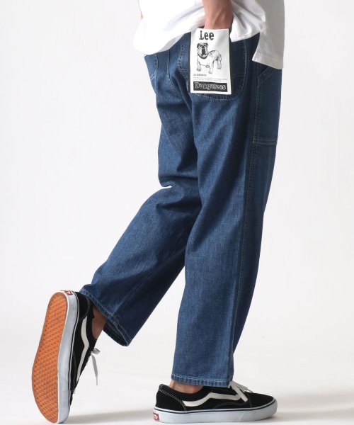 LAZAR(ラザル)/【Lazar】Lee/リー DUNGAREES BAKER EASY CROP PANTS/ベーカーイージークロップドパンツ/ルーズテーパードパンツ/img28