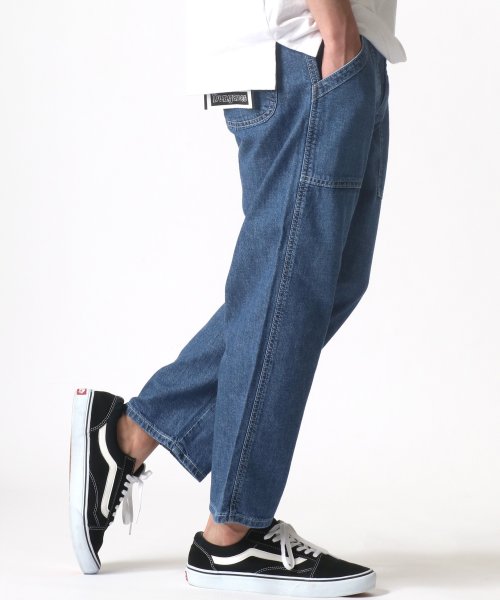 LAZAR(ラザル)/【Lazar】Lee/リー DUNGAREES BAKER EASY CROP PANTS/ベーカーイージークロップドパンツ/ルーズテーパードパンツ/img37