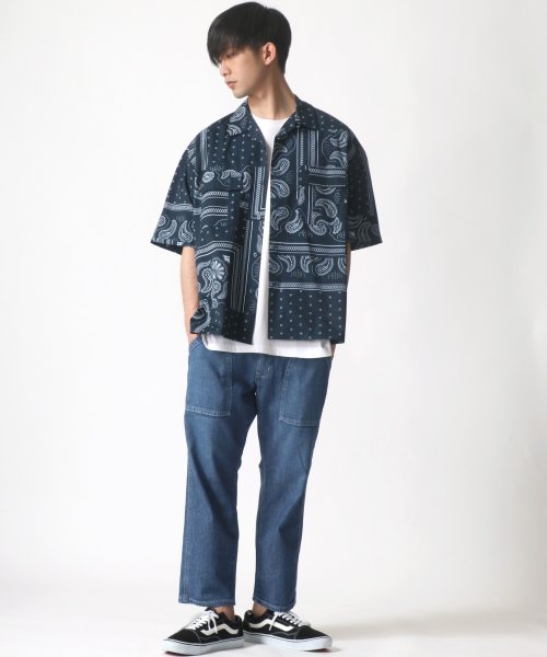 LAZAR(ラザル)/【Lazar】Lee/リー DUNGAREES BAKER EASY CROP PANTS/ベーカーイージークロップドパンツ/ルーズテーパードパンツ/img41