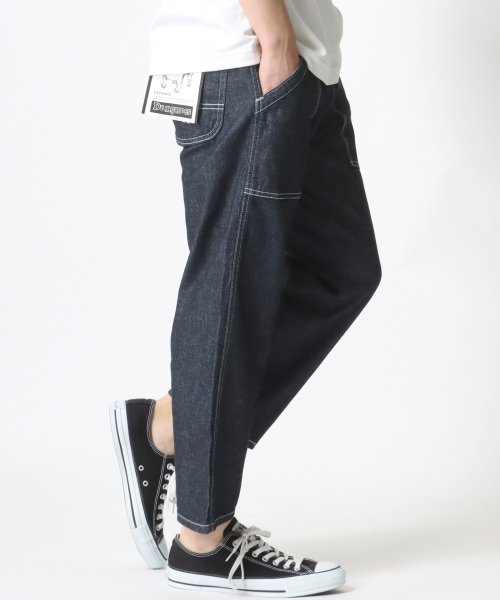 LAZAR(ラザル)/【Lazar】Lee/リー DUNGAREES BAKER EASY CROP PANTS/ベーカーイージークロップドパンツ/ルーズテーパードパンツ/img57