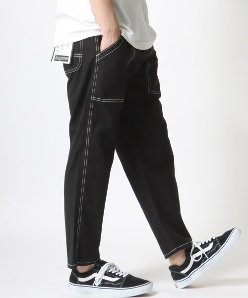 LAZAR(ラザル)/【Lazar】Lee/リー DUNGAREES BAKER EASY CROP PANTS/ベーカーイージークロップドパンツ/ルーズテーパードパンツ/img63