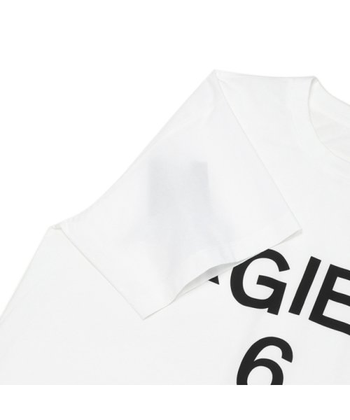 【セール】エムエムシックス メゾンマルジェラ Tシャツ ホワイト レディース MM6 Maison Margiela S52NC0280