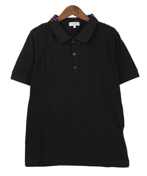 LUXSTYLE(ラグスタイル)/トリコロールポロシャツ/ポロシャツ メンズ 半袖 トリコロール ロゴ ジャカード POLO/img06