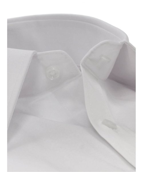 TAKA-Q(タカキュー)/【白無地】形態安定 吸水速乾 スリムフィット レギュラーカラー 長袖 シャツ メンズ ワイシャツ ビジネス ノーアイロン 形態安定 yシャツ 速乾/img01
