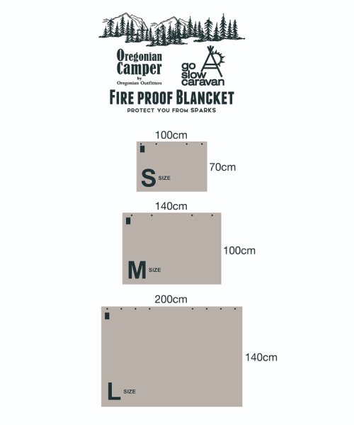 go slow caravan(ゴースローキャラバン)/総柄 難燃ファイヤープルーフ ブランケット ポンチョM/img06
