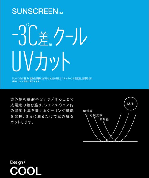 SRIXON(スリクソン)/【松山英樹プロ着用モデル ジュニア別注】カラーブロックプロモデルシャツ(遮熱/吸汗速乾/UVケア(UPF15)/クーリング効果)/img06