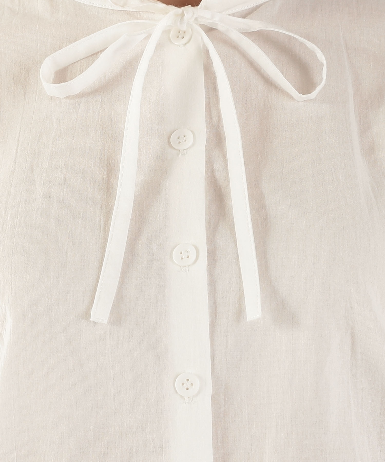 WP24 CHEMISE コットンフリルブラウス(504702956) | トゥービー バイ