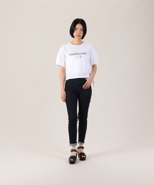 To b. by agnes b. OUTLET(トゥー　ビー　バイ　アニエスベー　アウトレット)/【Outlet】WT13 TS メルヴェイユーズサイドリボンTシャツ/img04
