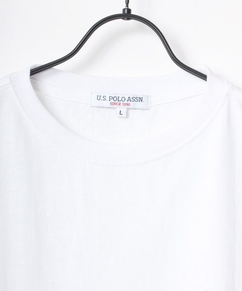 LAZAR(ラザル)/【Lazar】U.S. POLO ASSN./ユーエスポロアッスン ビッグシルエット ワンポイント ロゴ 刺繍 半袖 Tシャツ メンズ レディース/img12