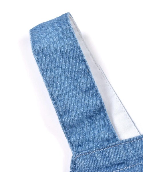 SLAP SLIP(スラップスリップ)/レインボー ひまわり 刺繍 綿麻 デニム ジャンパースカート (80~130cm/img14