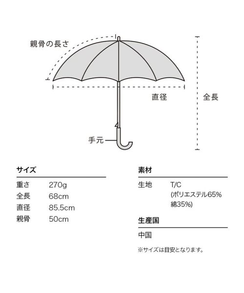 Wpc．(Wpc．)/【Wpc.公式】日傘 星ステッチ 50cm UVカット 晴雨兼用 レディース 長傘/img06