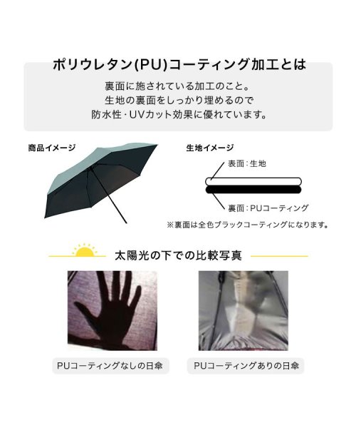 Wpc．(Wpc．)/【Wpc.公式】日傘 遮光軽量チェック ミニ 50cm 完全遮光 UVカット100% 晴雨兼用 /img03