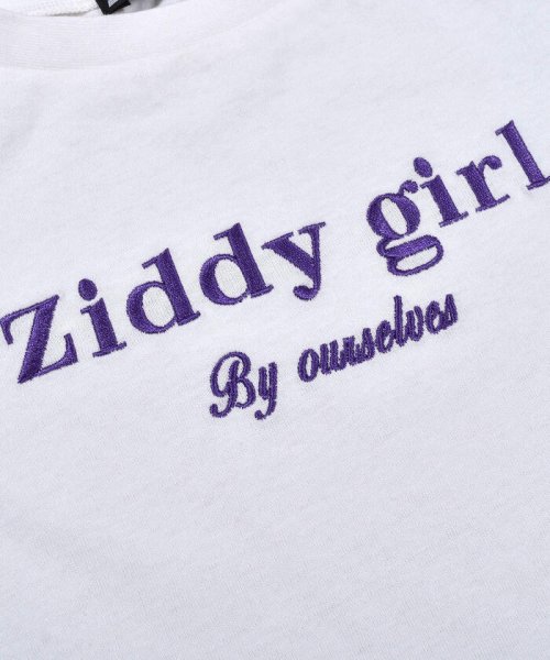 ZIDDY(ジディー)/【 ニコ☆プチ 8月号 掲載 】 カラー ロゴ 刺繍 Tシャツ (130~160/img15