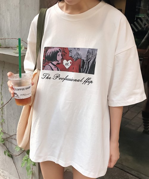 felt maglietta(フェルトマリエッタ)/プリントTシャツ/img03