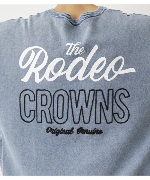 RODEO CROWNS WIDE BOWL(ロデオクラウンズワイドボウル)/メンズニットドッキングTシャツ/img11