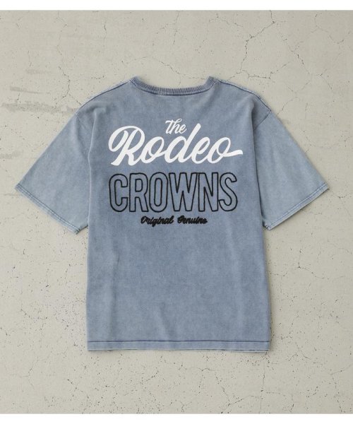 RODEO CROWNS WIDE BOWL(ロデオクラウンズワイドボウル)/メンズニットドッキングTシャツ/img14