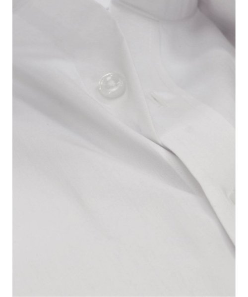 TAKA-Q(タカキュー)/【白無地】形態安定 吸水速乾 スリムフィット レギュラーカラー 長袖 シャツ メンズ ワイシャツ ビジネス ノーアイロン 形態安定 yシャツ 速乾/img03